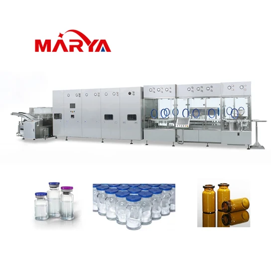 Linha de enchimento de líquido Marya 20ml Sistema de isolamento asséptico Máquina de enchimento de frascos de vacina Fabricantes China