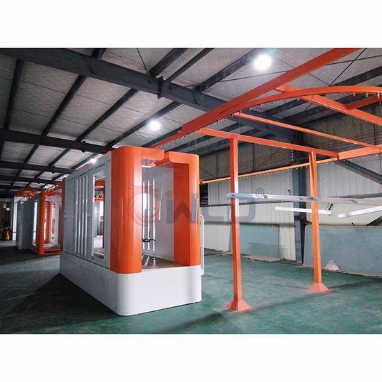 Termine a linha/planta automáticas da máquina de produção do transporte de pulverizador da pintura do revestimento do pó do perfil de alumínio